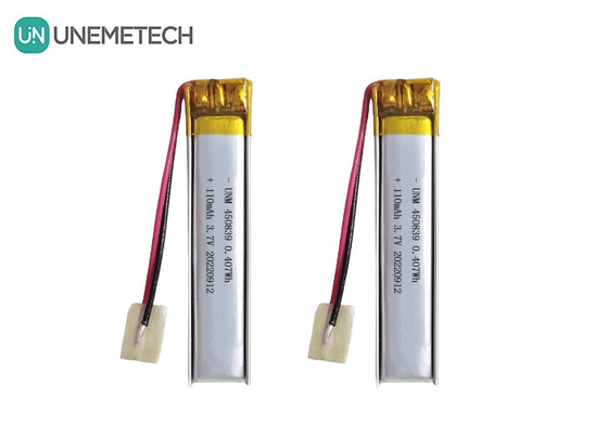 Präzisionsdesign 3.7V 110mAh LiPo-Batterie wiederaufladbare Lithium-Polymer-Batterie 450839