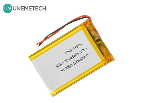 3.7V 1350mAh wiederaufladbare Li-Ionen-Polymer-Batterie 554247 für Mini-Drohne