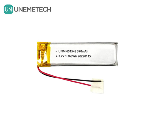 3.7V 370mAh 651545 Wiederaufladbare Lithium-Li-Ionen-Polymerbatterie für digitale Produkte