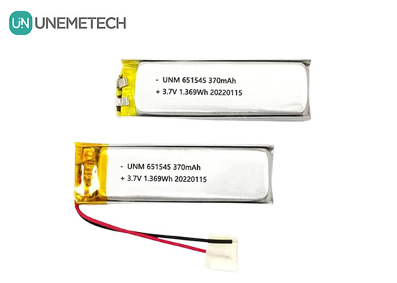 3.7V 370mAh 651545 Wiederaufladbare Lithium-Li-Ionen-Polymerbatterie für digitale Produkte