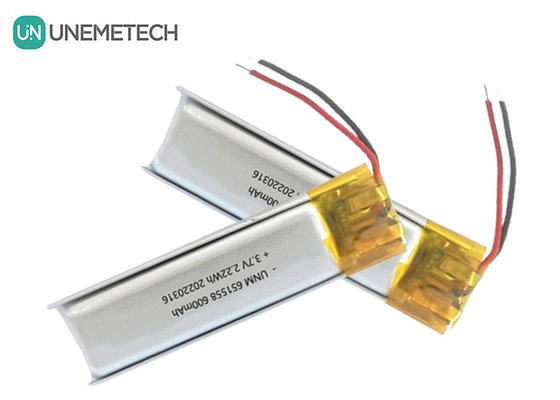 Beauty &amp; Makeup Batterie Lieferant 600mAh 3.7V Lipo Batterie 651558 für Haare entfernen