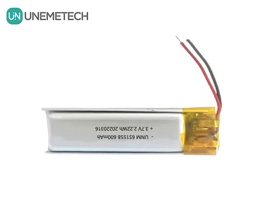 Beauty &amp; Makeup Batterie Lieferant 600mAh 3.7V Lipo Batterie 651558 für Haare entfernen