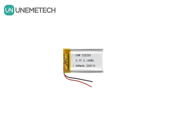 Lithium-Polymer-Batterien 722233 3.7V 580mAh LiPo-Batterie aus China Hersteller