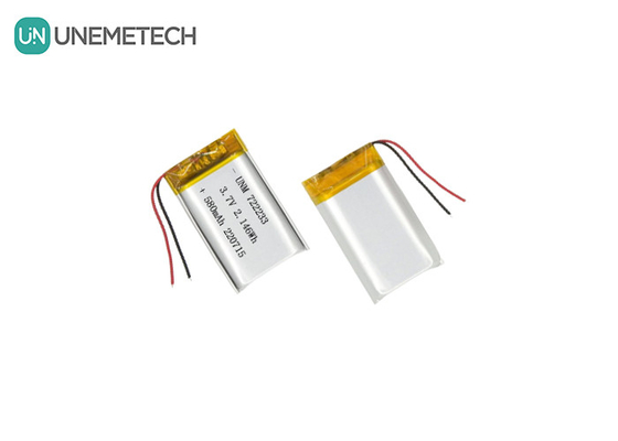 Lithium-Polymer-Batterien 722233 3.7V 580mAh LiPo-Batterie aus China Hersteller