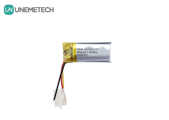 3.7V 380mAh wiederaufladbare Li-Polymer-Batterie 101330 für Smartwatches