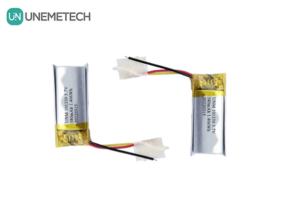 3.7V 380mAh wiederaufladbare Li-Polymer-Batterie 101330 für Smartwatches
