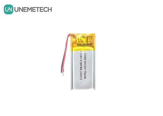 3.8V 75mAh Lithium-Ionen-Polymer-Batterie 321223 Kleine Lipo-Batterie für elektronischen Stift