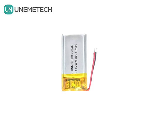 3.8V 75mAh Lithium-Ionen-Polymer-Batterie 321223 Kleine Lipo-Batterie für elektronischen Stift