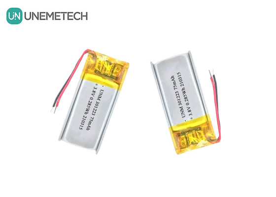 3.8V 75mAh Lithium-Ionen-Polymer-Batterie 321223 Kleine Lipo-Batterie für elektronischen Stift
