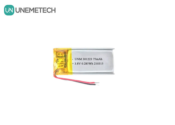 3.8V 75mAh Lithium-Ionen-Polymer-Batterie 321223 Kleine Lipo-Batterie für elektronischen Stift