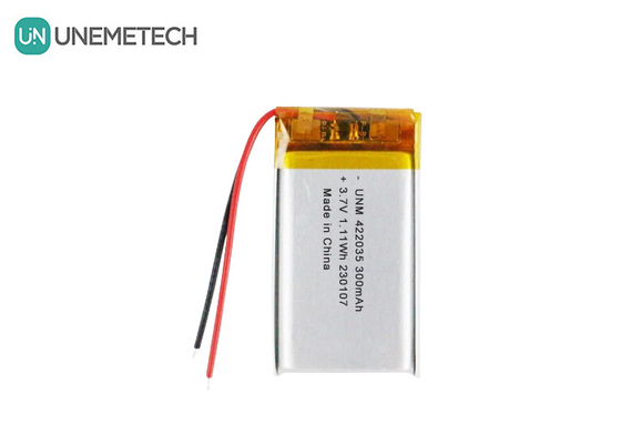 3.7 V 300 mAh Lithium-Ionen-Batterie 422035 LiPo-Batterie für Fernbedienung