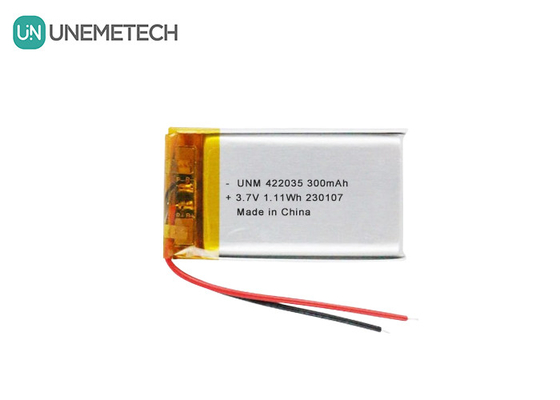 3.7 V 300 mAh Lithium-Ionen-Batterie 422035 LiPo-Batterie für Fernbedienung