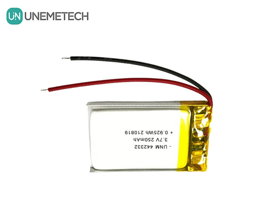 3.7V 250mAh Lipo Wiederaufladbare Batterie 442332 Für tragbare elektronische Waagen