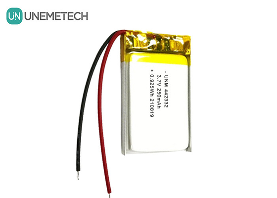 3.7V 250mAh Lipo Wiederaufladbare Batterie 442332 Für tragbare elektronische Waagen