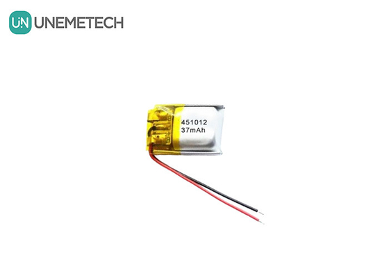 451012 3,7 V 37 mAh Wiederaufladbare kleine Lithium-Polymer-Batterie für Mikro-Geräte