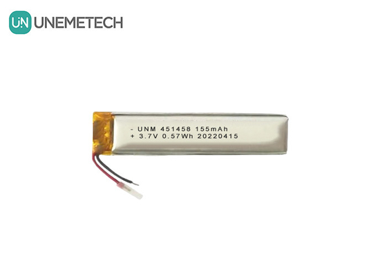 Lipo 3,7V 155mAh Wiederaufladbare Polymerbatterie 451458 für drahtlose Kopfhörer