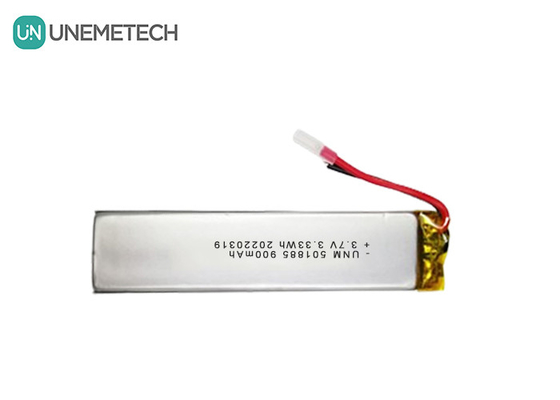 3.7V 900mAh Lipo-Batterie Rechteckige Lithium-Polymer-Batterie 501885 für Miniatur-Cemera
