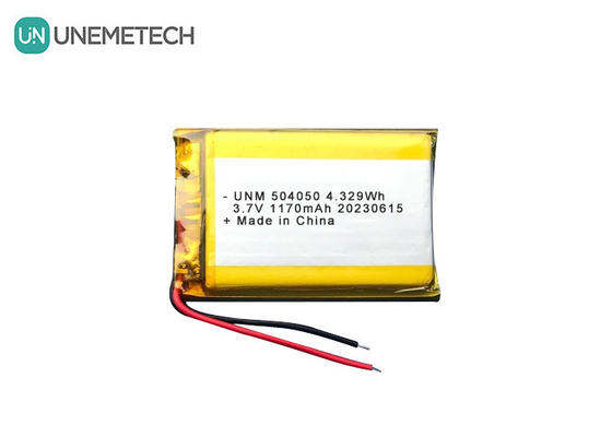 3.7V 1170mAh nahtlose Integration Lipo Akku 504050 für Elektrowerkzeuge