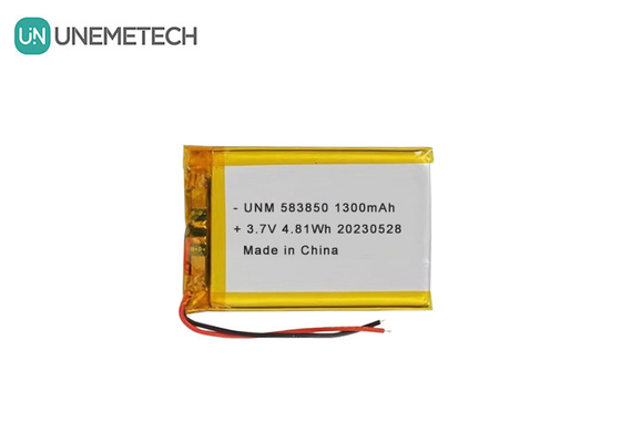 3.7V 1300mAh Standard-Lithium-Ionen-Polymerbatterie 583850 für elektronische Produkte