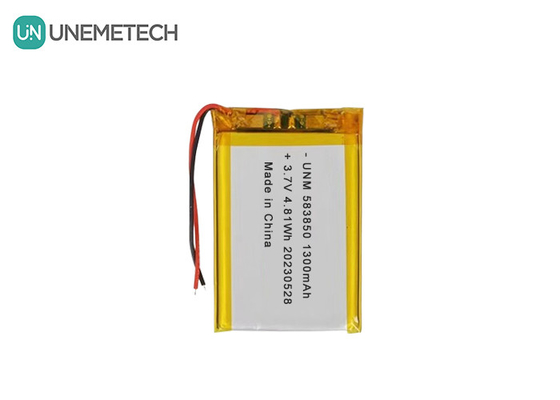 3.7V 1300mAh Standard-Lithium-Ionen-Polymerbatterie 583850 für elektronische Produkte