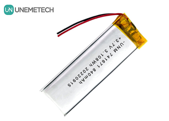 3.7V 840mAh Lipo Wiederaufladbare Batterien 741671 Für Smart Socket