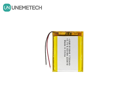 3.7V 1730mAh Lithium-Ionen-Polymer-Batterie mit großer Kapazität 813848