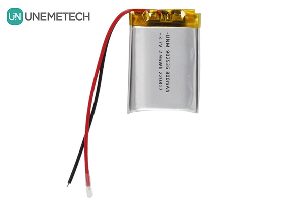 3.7V 800mAh Li-Ionen-Polymer-Batterie 902536 Wiederaufladbare Taschenbatterie für das Gamepad