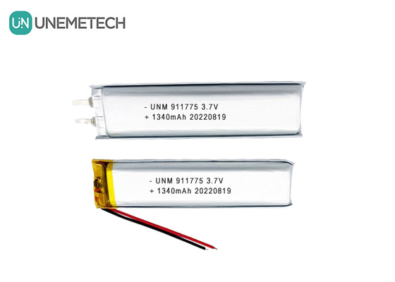 3.7V Lipo Wiederaufladbare Batterien 1340mAh Lithium Polymer Batterie 911775 für Smart Pen