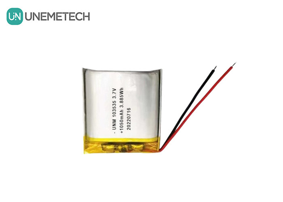 3.7V 1050mAh Kompakte Lipo Batterie 103535 für Miniaturprojektoren