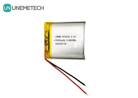 3.7V 1050mAh Kompakte Lipo Batterie 103535 für Miniaturprojektoren