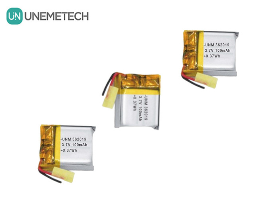 3.7V 100mAh kleine Lithium-Polymer-Batterie 362019 für drahtlose Kopfhörer