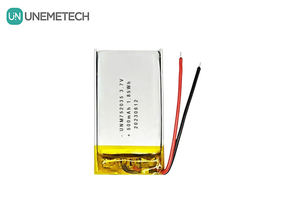 3.7V 500mAh 752035 Erweiterte Lithium-Polymer-Batterie für Fernbedienungen