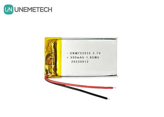 3.7V 500mAh 752035 Erweiterte Lithium-Polymer-Batterie für Fernbedienungen