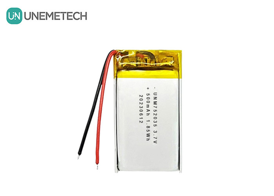 3.7V 500mAh 752035 Erweiterte Lithium-Polymer-Batterie für Fernbedienungen