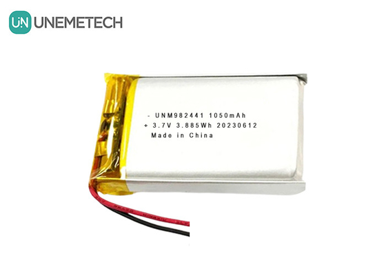 OEM ODM Individuelle 3,7V 1050mAh Li-Ionen-Polymer-Batterie 982441 für intelligente Türglocke
