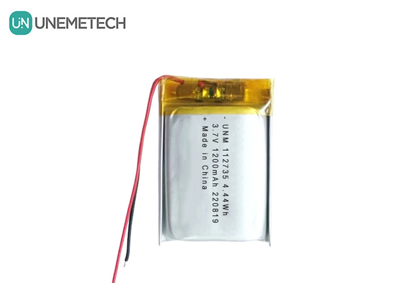 3.7V 1200mAh wiederaufladbare flexible LiPo-Batterie 112735 für elektronische Tablets