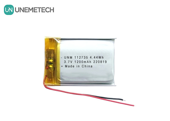 3.7V 1200mAh wiederaufladbare flexible LiPo-Batterie 112735 für elektronische Tablets