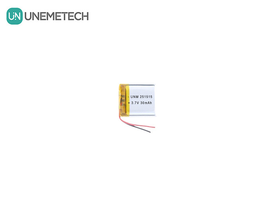 3.7V 30mAh 251515 Kleine, leichte Lipo-Batterie für kleine elektronische Thermometer