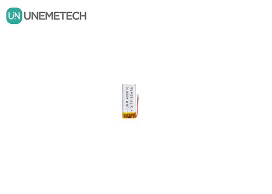 3.7V 32mAh Kleine wiederaufladbare LiPo-Batterie 400816 Für Thermometer