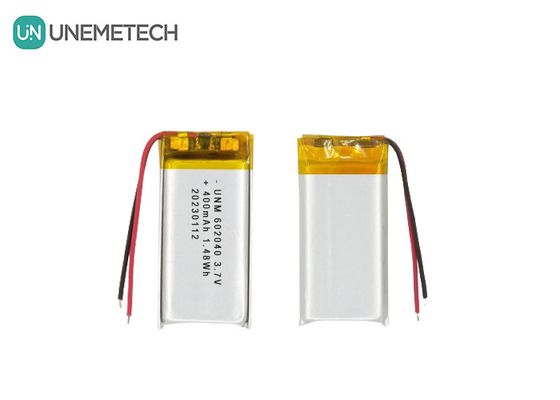 3.7V 400mAh 602040 Lithium-Polymer-Batterie Langlebigkeit Für Bluetooth-Headset