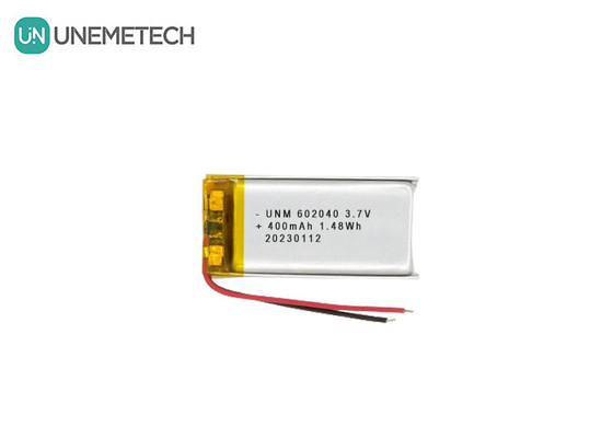 3.7V 400mAh 602040 Lithium-Polymer-Batterie Langlebigkeit Für Bluetooth-Headset