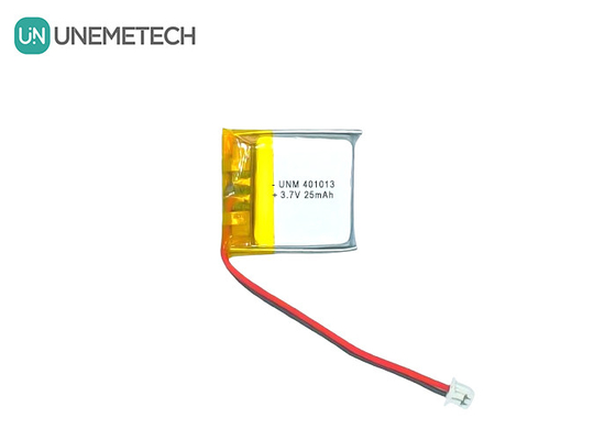 3.7V 25mAh 401013 Wiederaufladbare ultra dünne, schlanke Lithium-Polymer-Batterie für Smart Glasses