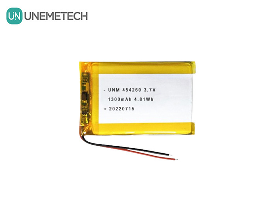 Lithium-Ionen-Polymer-Batteriezelle 3.7V 1300mAh 454260 für Soalr-Systeme
