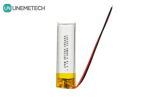 3.7V 185mAh 481240 Lithium-Ionen- und Lithium-Polymer-Batterie für Fahrzeug-DVRs