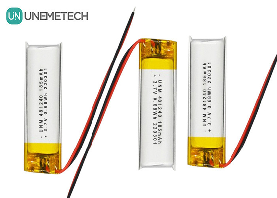 3.7V 185mAh 481240 Lithium-Ionen- und Lithium-Polymer-Batterie für Fahrzeug-DVRs
