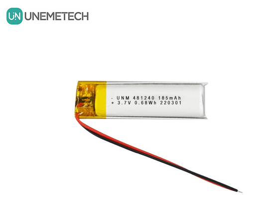3.7V 185mAh 481240 Lithium-Ionen- und Lithium-Polymer-Batterie für Fahrzeug-DVRs