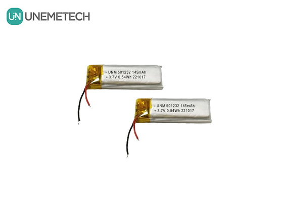 3.7V 145mAh 501232 Kompaktes Lithium-Polymer-Batterie für Blasenmaschine