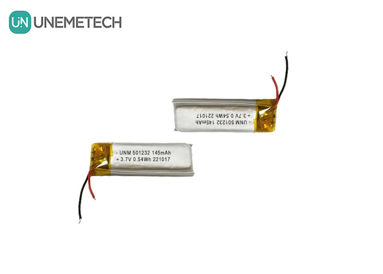 3.7V 145mAh 501232 Kompaktes Lithium-Polymer-Batterie für Blasenmaschine