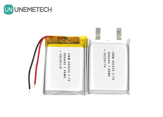 Li Polymer Battery Pack 502535 400mAh 3,7V Batterie für elektronische Geräte