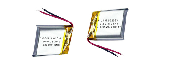 3.8V 250mAh 502023 Hochspannungs-Lithium-Polymer-Batterie für Tracker-Locator